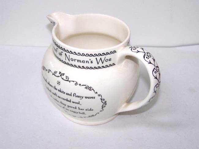 A Limited edition Reproduction Liverpool Pitcher depicting "THE WRECK OF THE HESPERUS ON THE REEF OF NORMAN'S WOE." — image 3